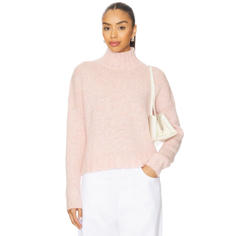 Autumn Cashmere 人造毛毛衣 粉色羊毛衫REVOLVE小众新款