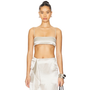 冬季 金属银色衬衫 新品 Born REVOLVE小众新款 Bondi