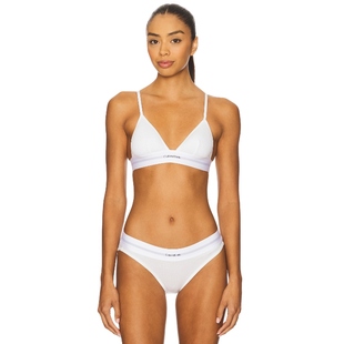 Underwear MODERN RIB 白色REVO Calvin 比基尼文胸上装 Klein