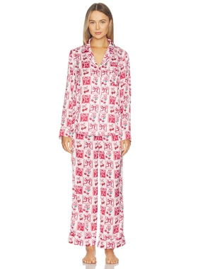 Show Me Your Mumu Classic Pj Set revolve小众新款 Red,Pink
