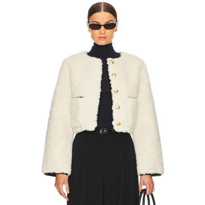 L'Academie 夹克黑色、白色美式休闲风REVOLVE