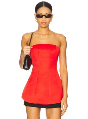 [冬季内搭]Lovers and Friends JEAN 上装红色辣妹风REVOLVE新款