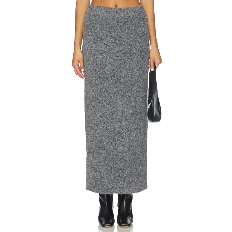 Line & Dot SONORA 毛衣式半身裙 深灰色REVOLVE小众新款