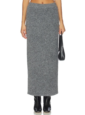 Line & Dot SONORA 毛衣式半身裙 深灰色REVOLVE小众新款