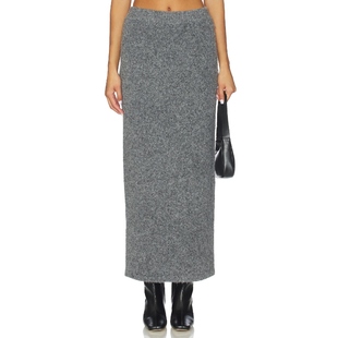 SONORA Dot 毛衣式 半身裙 Line 深灰色REVOLVE小众新款