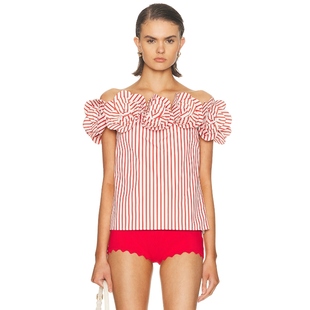 红色REVOLVE小众新款 LEO 上装 MCKAYLA LIN