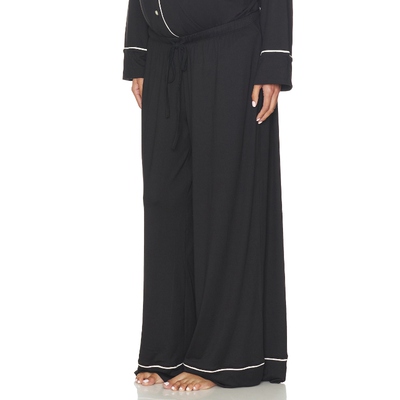 [春季新品]BUMPSUIT CLOUD 黑底白边睡裤居家垂感阔腿裤REVOLVE