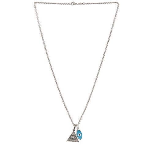 Nialaya TURQUOISE 项链 金属银色REVOLVE小众新款
