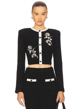 self-portrait JACKET 夹克 黑色REVOLVE小众新款