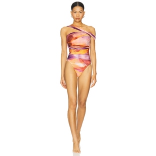 一件式 TIKA 泳衣 粉色 Andrea y2k辣妹风REVOLVE小众新款 Iyamah