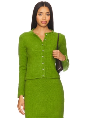 [冬季新品]Callahan STEPH摩登风绿色针织开衫REVOLVE