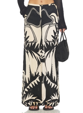 Poupette St Barth CLEA 长裤 黑色 美式休闲风REVOLVE小众新款