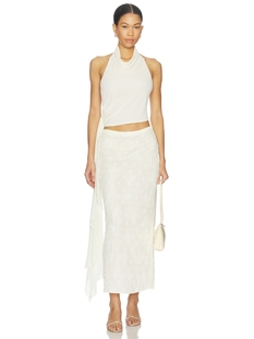 Bubish Hailey Cowl Neck Halter Top W/ Drape revolve小众新款