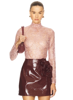 [冬季新品]AKNVAS BENTE 长袖上装 淡紫色y2k辣妹风REVOLVE小众