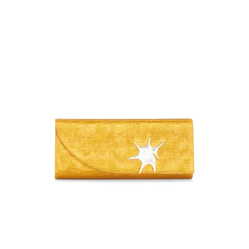 RENNK MOIRE DIANE黄色手拿包度假风早秋新品度假单肩包REVOLVE