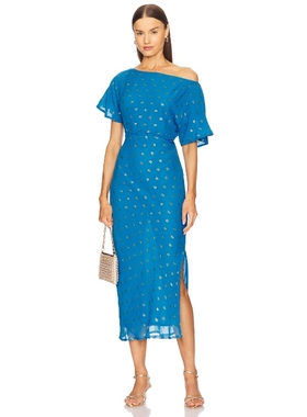 [冬季新品]Never Fully Dressed TILLY 裙子 靛蓝REVOLVE小众