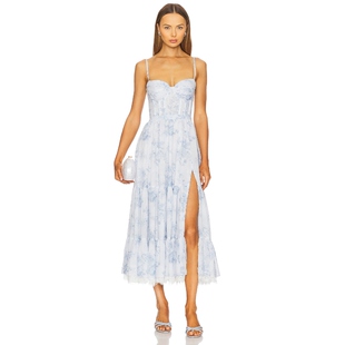 V. Chapman LARA 长裙 Baby BlueREVOLVE小众新款