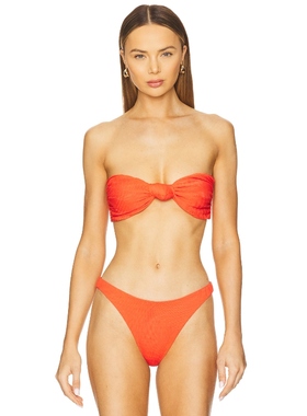 [春节穿搭]F E L L A Hunter Bikini Top红色y2k辣妹风REVOLVE