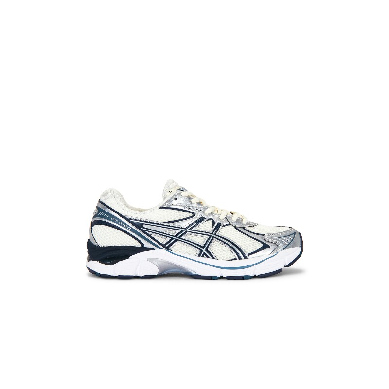 Asics早秋新品白色运动鞋复古风厚底休闲球鞋休闲气质REVOLVE