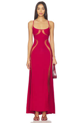 Thistle and Spire 吊带裙 红色revolve小众新款