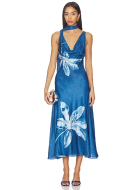 AMUR SORELLE 裙子 revolve小众新款 蓝色