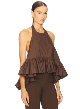 [冬季内搭]Azeeza WINSTON 上装巧克力色REVOLVE小众新款