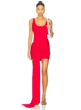 [冬季新品]Lovers and Friends HELENE 裙子 红色REVOLVE小众