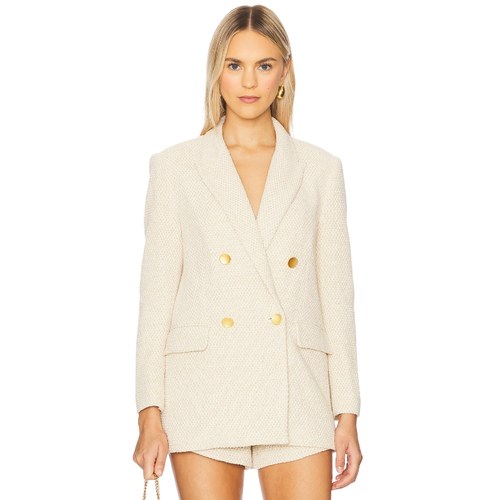 [冬季新品]L'AGENCE 象牙白老钱风REVOLVE小众