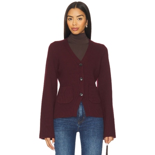 [冬季新品]PISTOLA AERON 开衫 酒羊毛衫REVOLVE小众冬季保暖