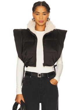 Isabel Marant Etoile HOODIALI 背心 黑色 运动复古风 REVOLVE小