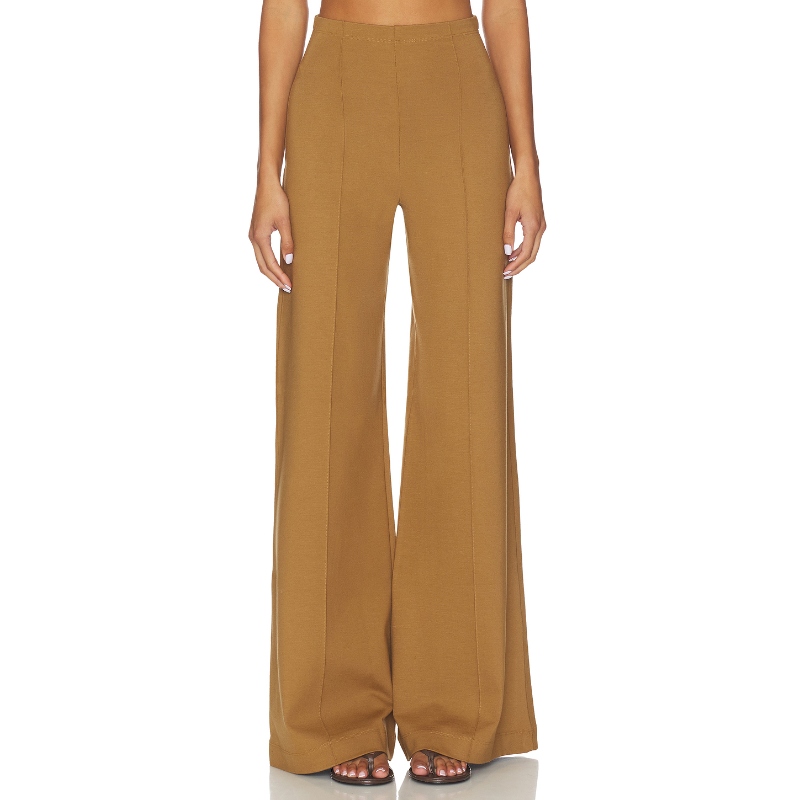 Ripley Rader 弹力针织阔腿裤 棕色 美式休闲风REVOLVE小众新款