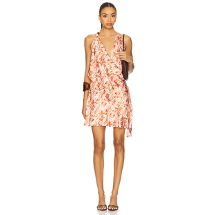 [春季新品]SNDYS ROSITA 挂脖露背性感连衣裙女辣妹短裙REVOLVE