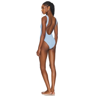 NECK SQUARE 一件式 泳装 Hunza y2k辣妹风REVOLVE小众新款