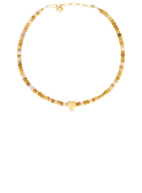 Brinker + Eliza CONFETTI 垂褶项链 黄色 REVOLVE小众新款