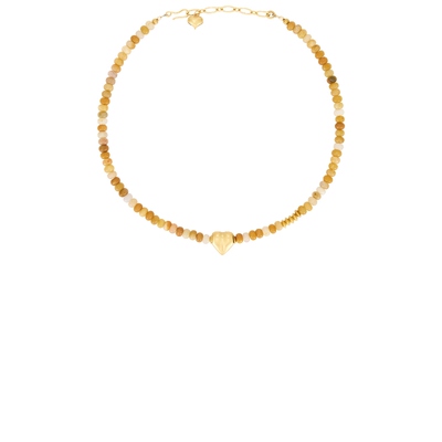 Brinker + Eliza CONFETTI 垂褶项链 黄色 REVOLVE小众新款