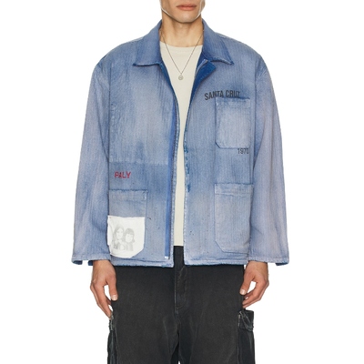 Paly Hollywood HOLY CITY 工作衫 蓝色REVOLVE小众新款