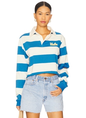 [冬季内搭]Hype and Vice 马球衫 蓝色y2k辣妹风REVOLVE小众新款