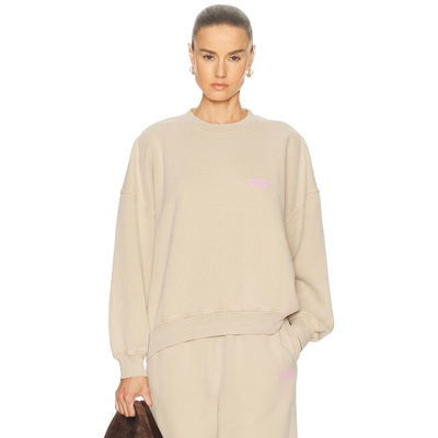 American Vintage PLIZZY 运动衫 米色 运动复古风REVOLVE小众新