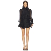 CELANDINE 裙子 黑色 retrofete 性感礼服REVOLVE小众新款