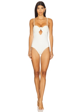 Ancora KALON 一件式泳衣 象牙白 y2k辣妹风REVOLVE小众新款