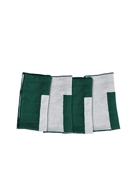 Misette Linen Embroidered Napkins Set Of 4 绿色REVOLVE小众新