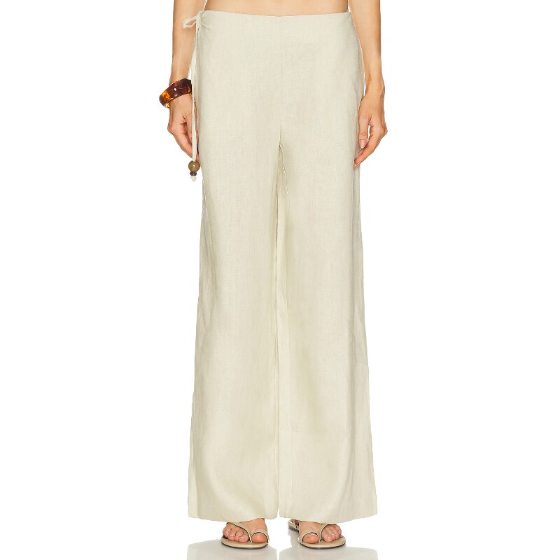 SIR. RAQUEL 长裤 米色 美式休闲风REVOLVE小众新款