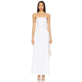 WAYS 白色抹胸连衣裙简约优雅气质长裙REVOLVE ALL THE 春季 新品