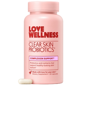 Love Wellness CLEAR SKIN PROBIOTICS 益生菌胶囊 revolve小众新
