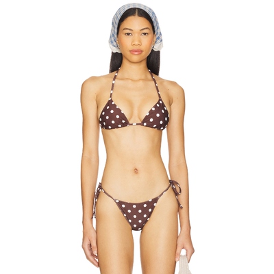 Tularosa 上装 巧克力色 y2k辣妹风REVOLVE小众新款