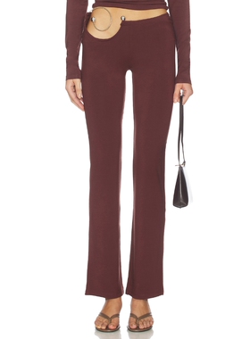 1XBLUE SPIRAL 长裤 revolve小众新款 棕色