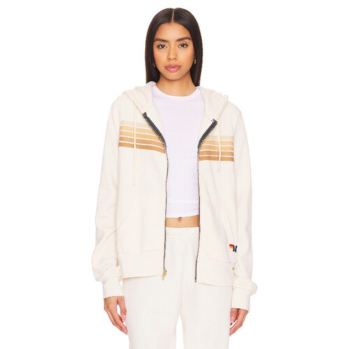 Aviator Nation 5 STRIPE 连帽衫revolve时尚小众新款内搭
