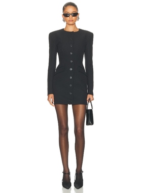 [冬季新品]The Andamane YOLANDA 裙子 黑色REVOLVE小众