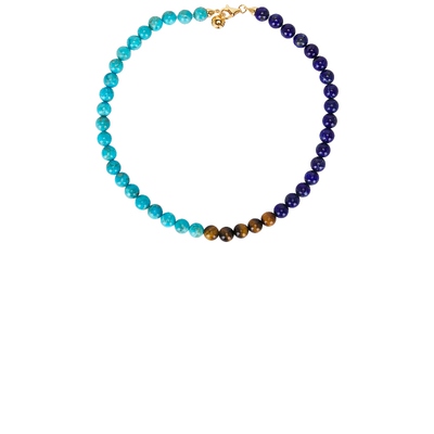 FRY POWERS 项链 蓝色REVOLVE小众新款