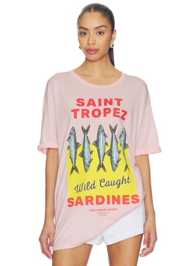 The Laundry Room SAINT TROPEZ SARDINES 宽松T恤 revolve小众新